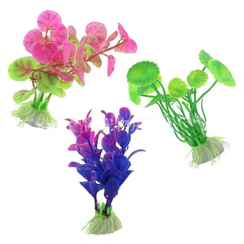Cây Nhựa Trang Trí Bể Cá Cảnh Cực Đẹp 10cm