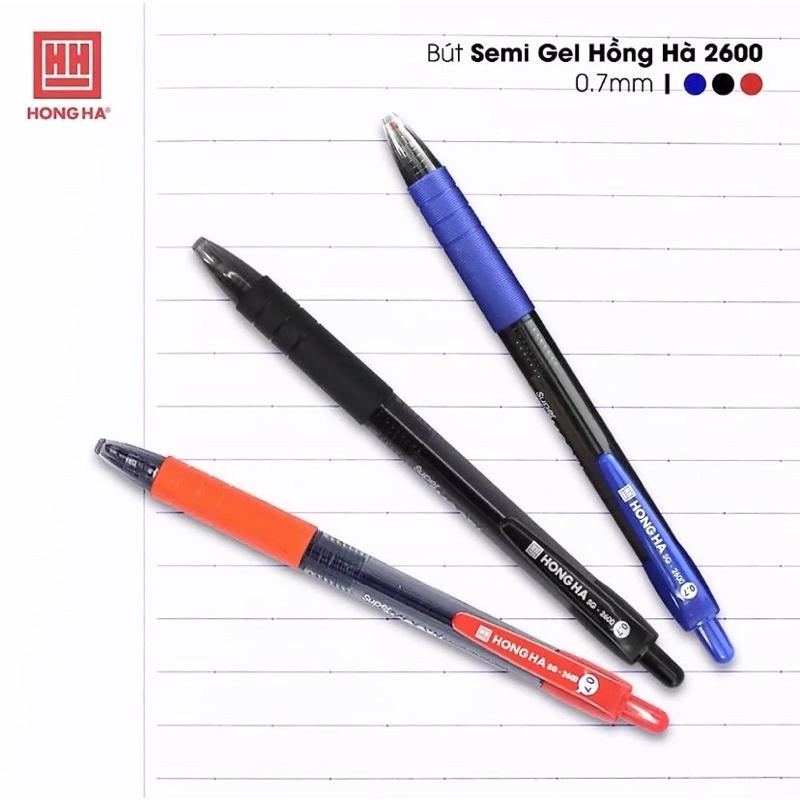 Bút Bi Semigel Hồng Hà Sg2600 Super Smooth ,Viết trơn đều mực (tùy chọn màu /số lượng)