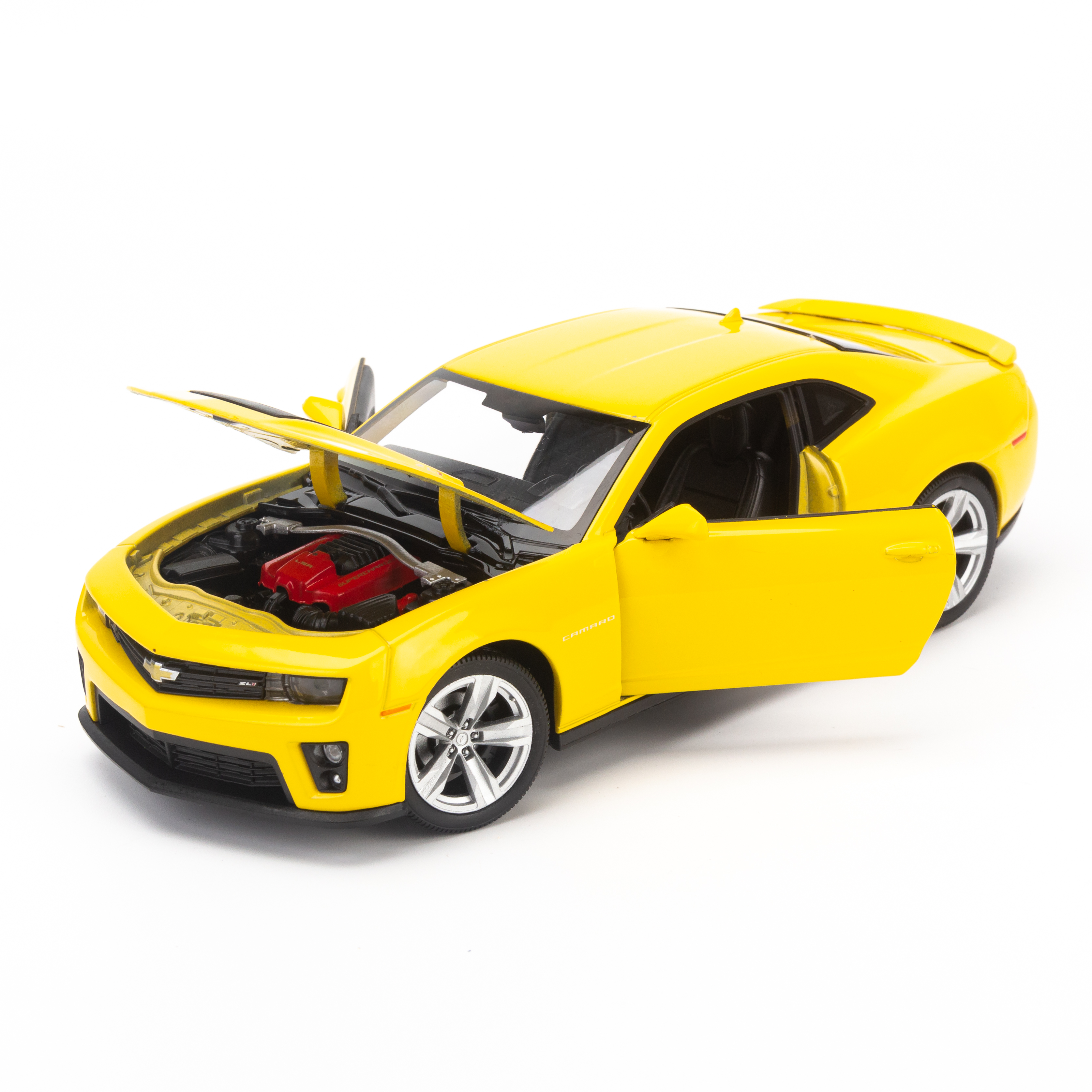 Mô hình xe Chevrolet Camaro ZL1 Yellow 1:24 Welly - 24085W