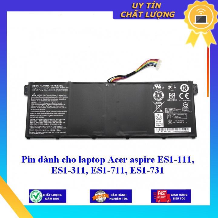 Pin dùng cho laptop Acer aspire ES1-111 ES1-311 ES1-711 ES1-731 - Hàng Nhập Khẩu New Seal