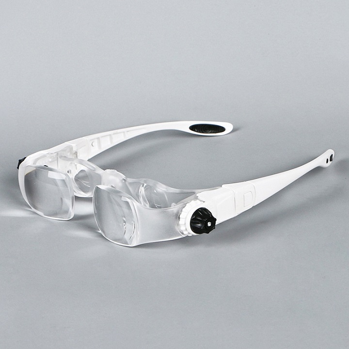 Kính lúp đeo mắt hỗ trợ sửa chữa V4 ( Tặng kèm 01 móc khóa tô vít vặn kính )