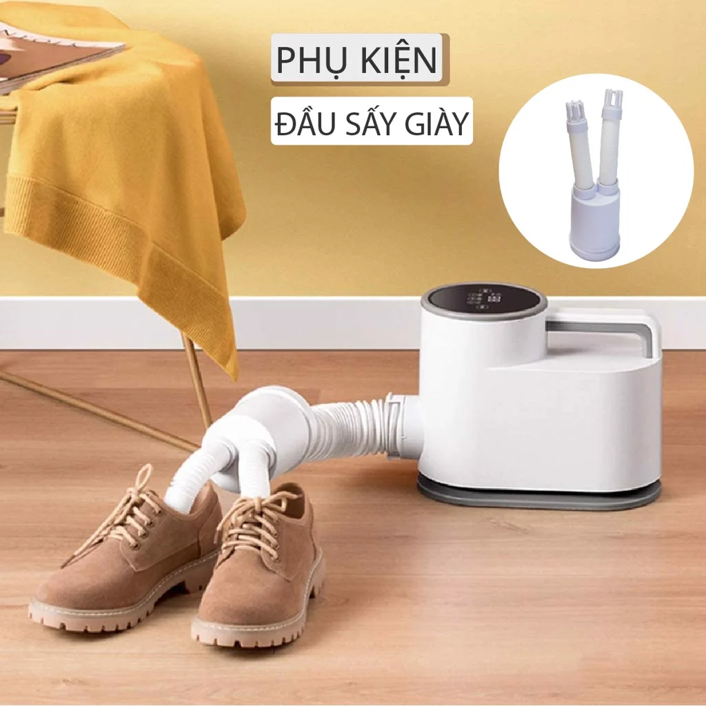 Máy sưởi chăn nệm Mishio MK308 tặng kèm đầu sấy quần áo, sấy giày - hàng chính hãng