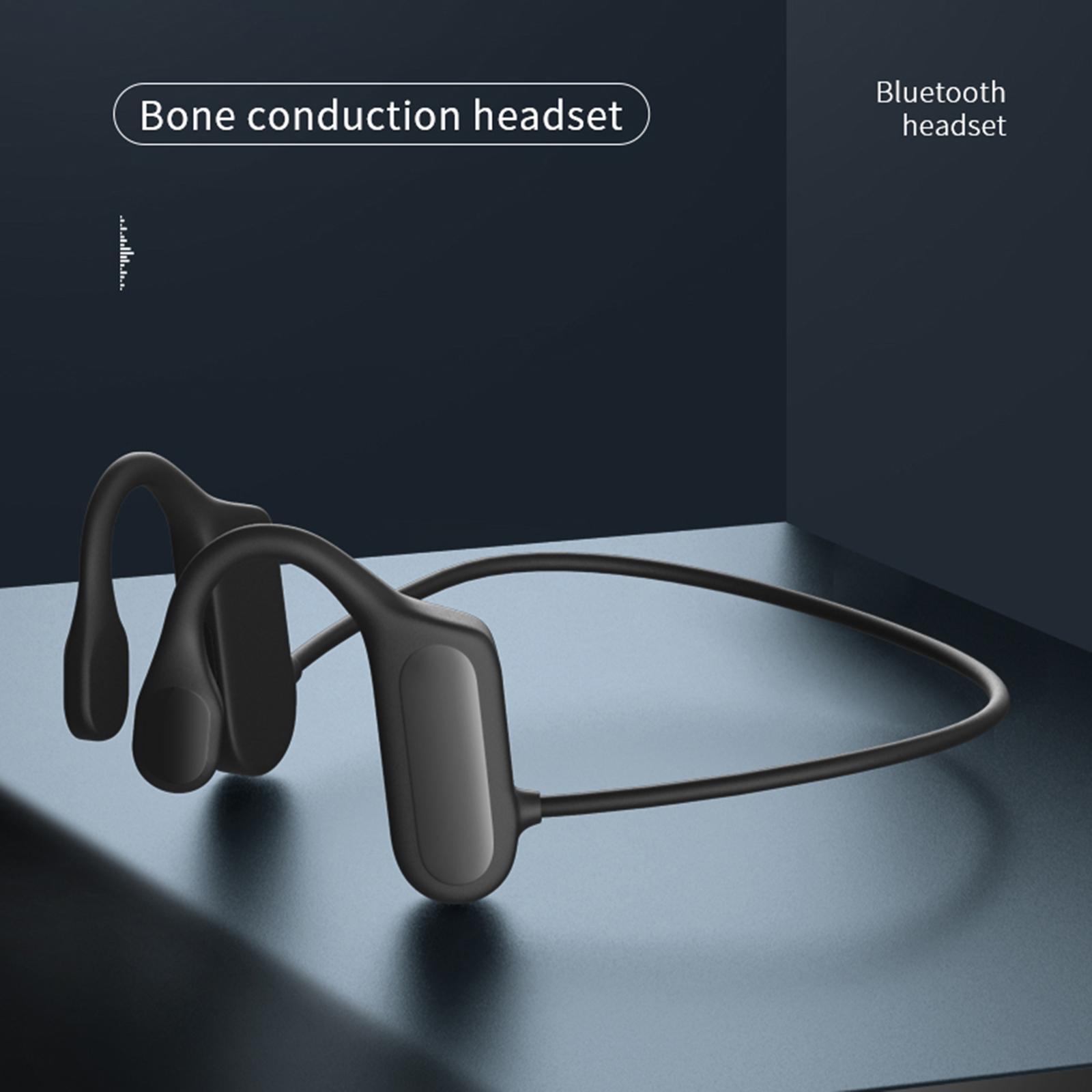 Headphones Double Ears Headset for Driving Indoor Fitness Black