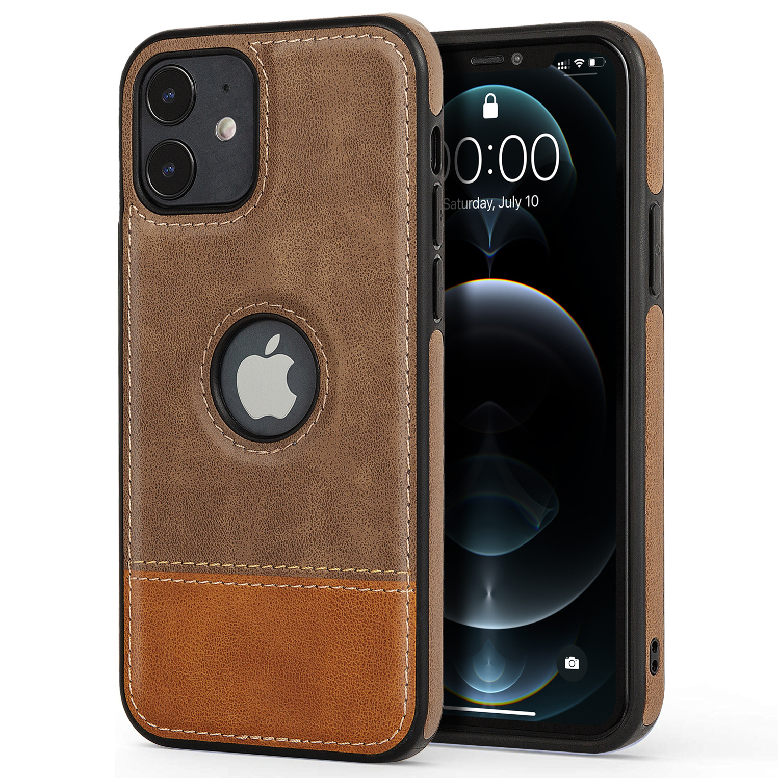 Ốp Lưng Da Phong Cách Mới Dành Cho Iphone 11 12 13 14 11 Pro 11 Pro Max 12 Pro 12 Pro Max 13 Pro 13 Pro Max 14 Plus 14 Pro 14 Pro Max - Hàng Chính Hãng - Vàng - Iphone 12