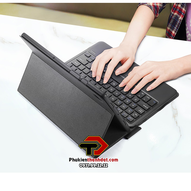 Bao da cho SamSung Tab A8 2022 10.5 inch kèm bàn phím có bàn di chuột tiện lợi hiệu Dux Ducis - Hàng chính hãng