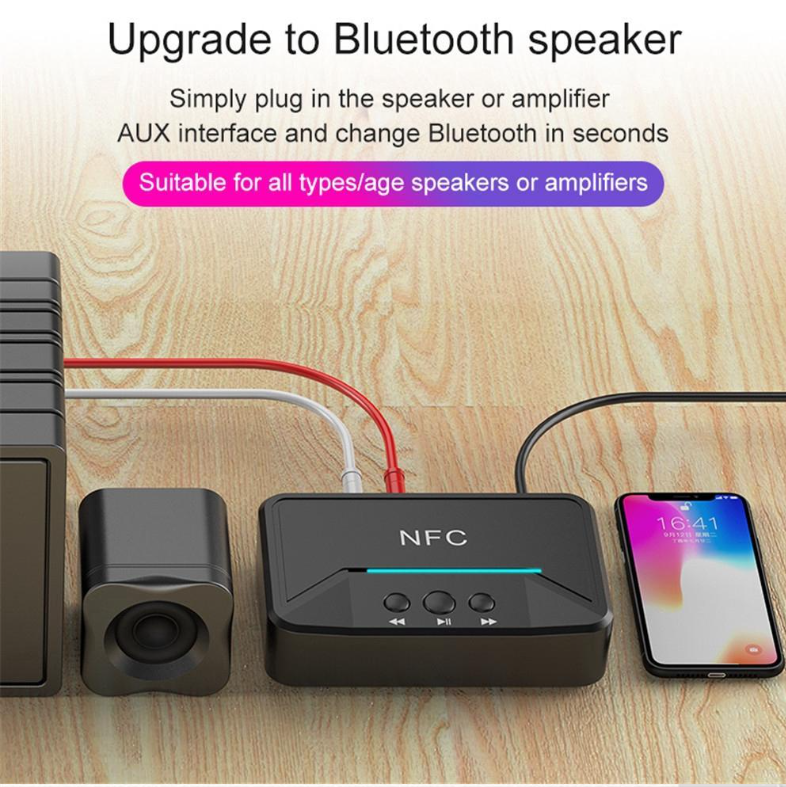 Thiết Bị Nhận Tín Hiệu Âm Thanh Bluetooth BT200 - Dru Hàng Chính Hãng