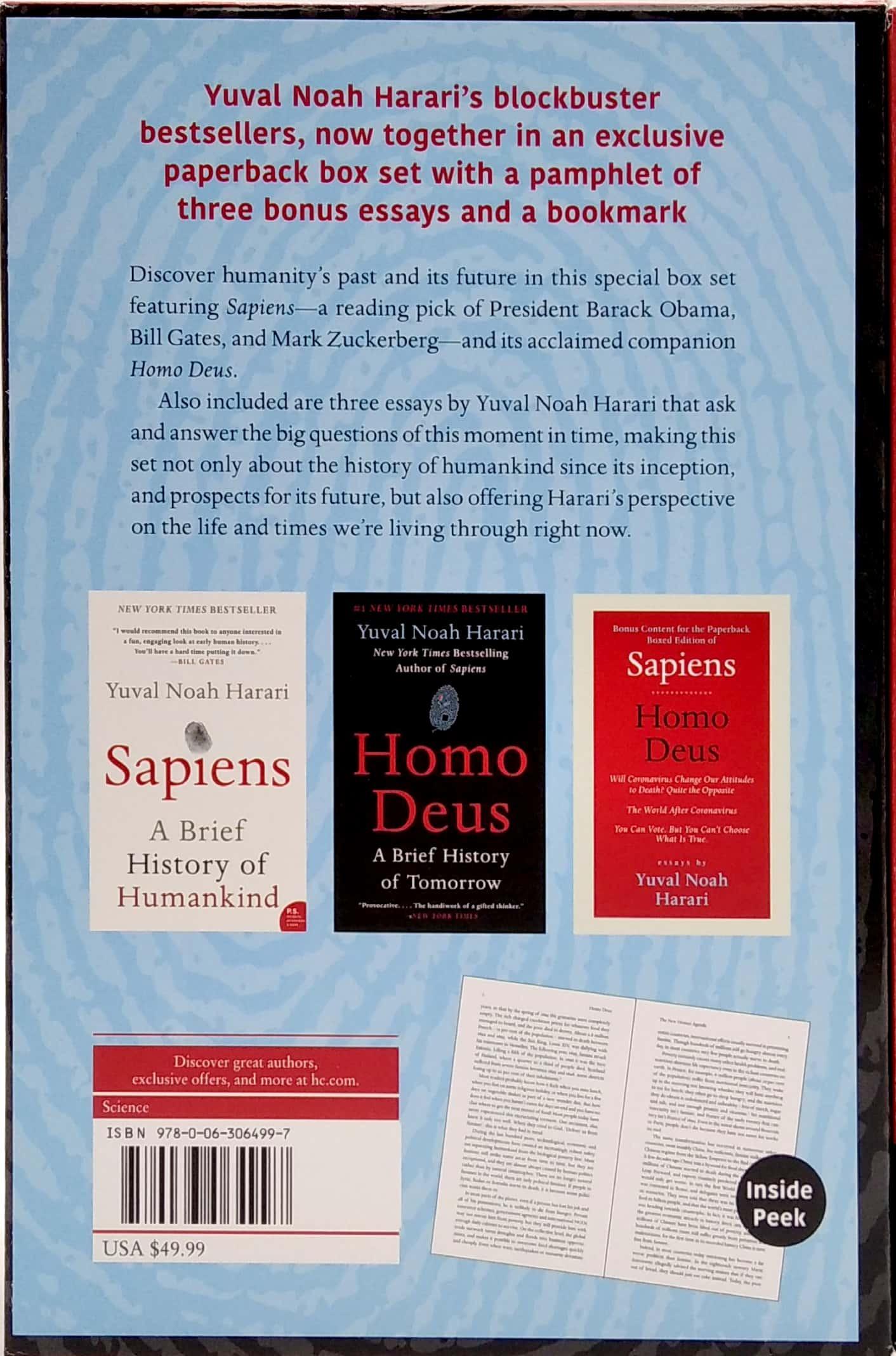 Sapiens/Homo Deus Box Set w/Bonus Material