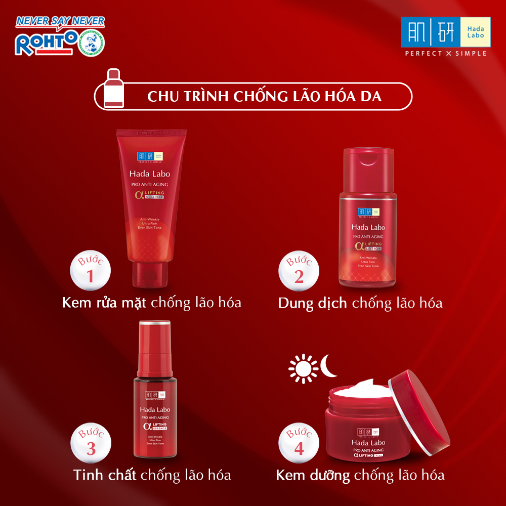 Dung dịch dưỡng chuyên biệt chống lão hóa Hada Labo Pro Anti Aging α Lifting Lotion