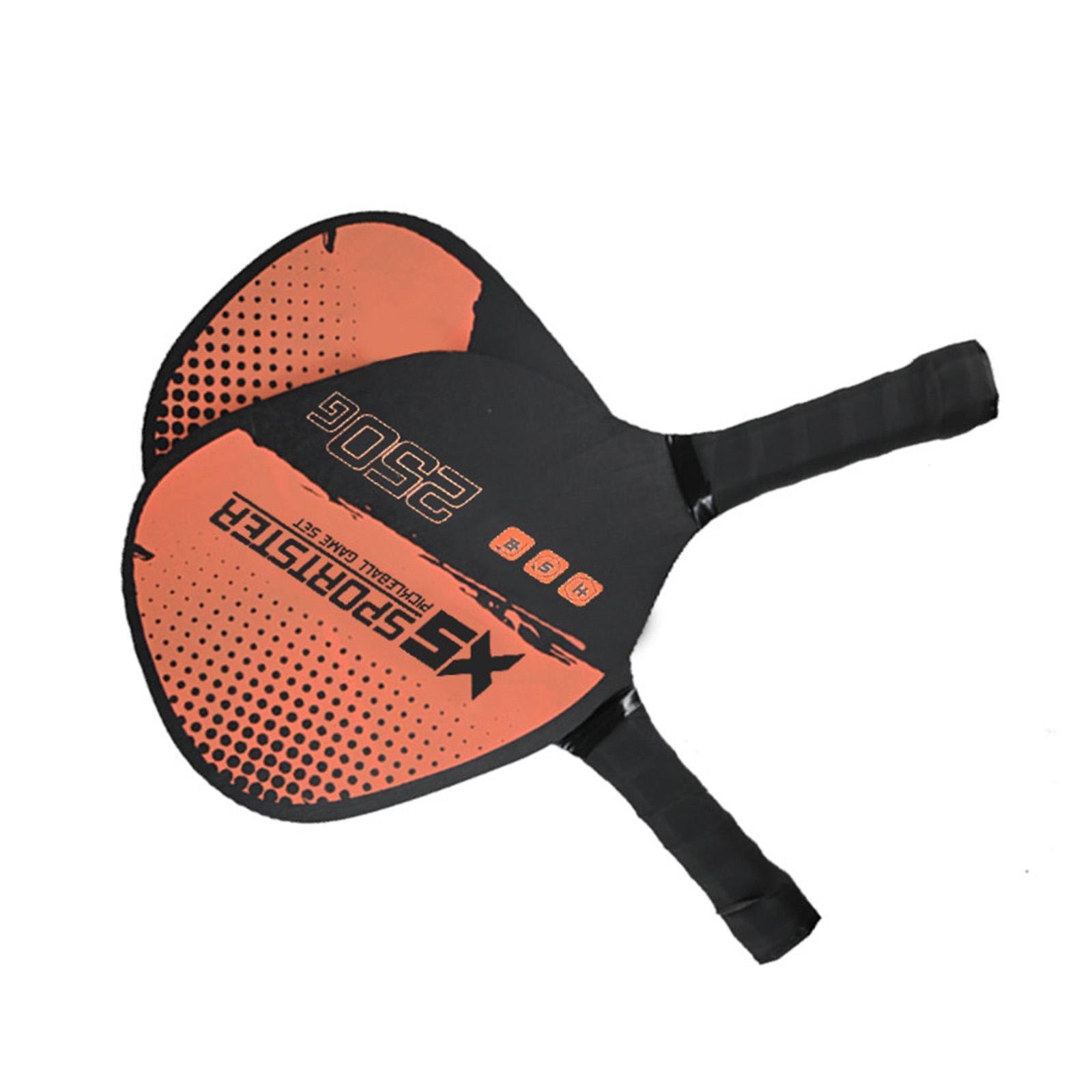 Pickleball Rackets Pickleball Paddles Wood Portable Durable Non Slip Handle with Storage Bag 4 Balls for Adults Player Training Sports Gifts