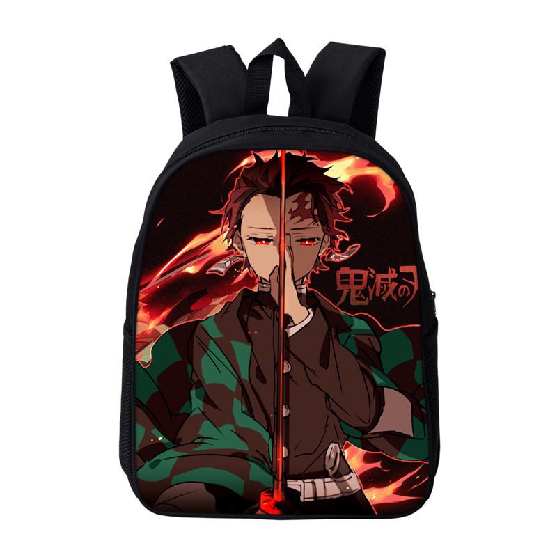 Anime Kamado Nezuko Ba Lô Cho Bé Demon Slayer Mẫu Giáo Túi Bookbags Trẻ Em Mini Trường Túi Trẻ Em Mầm Non Có Túi