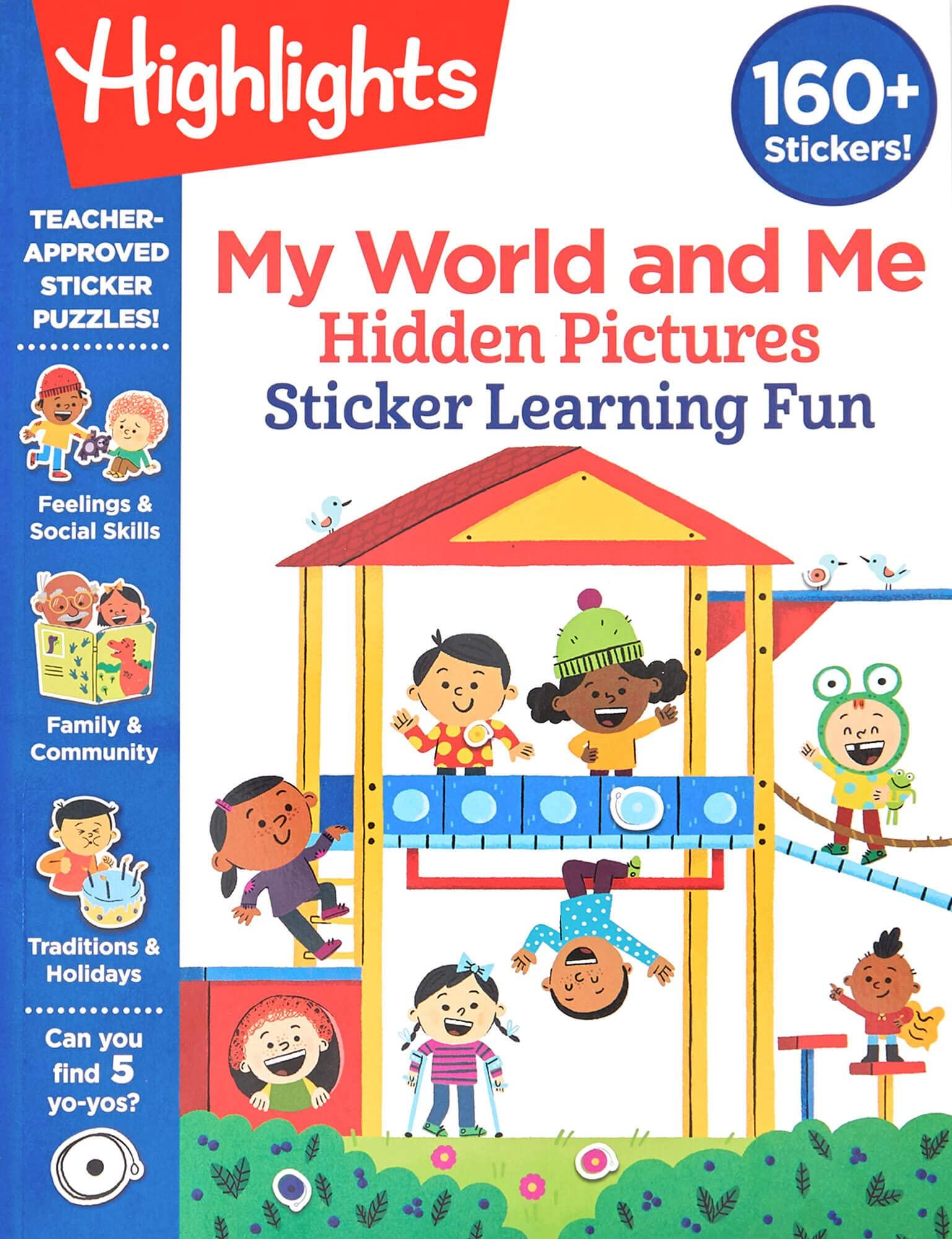 My World And Me Hidden Pictures Sticker Learning Fun (160+ Stickers)