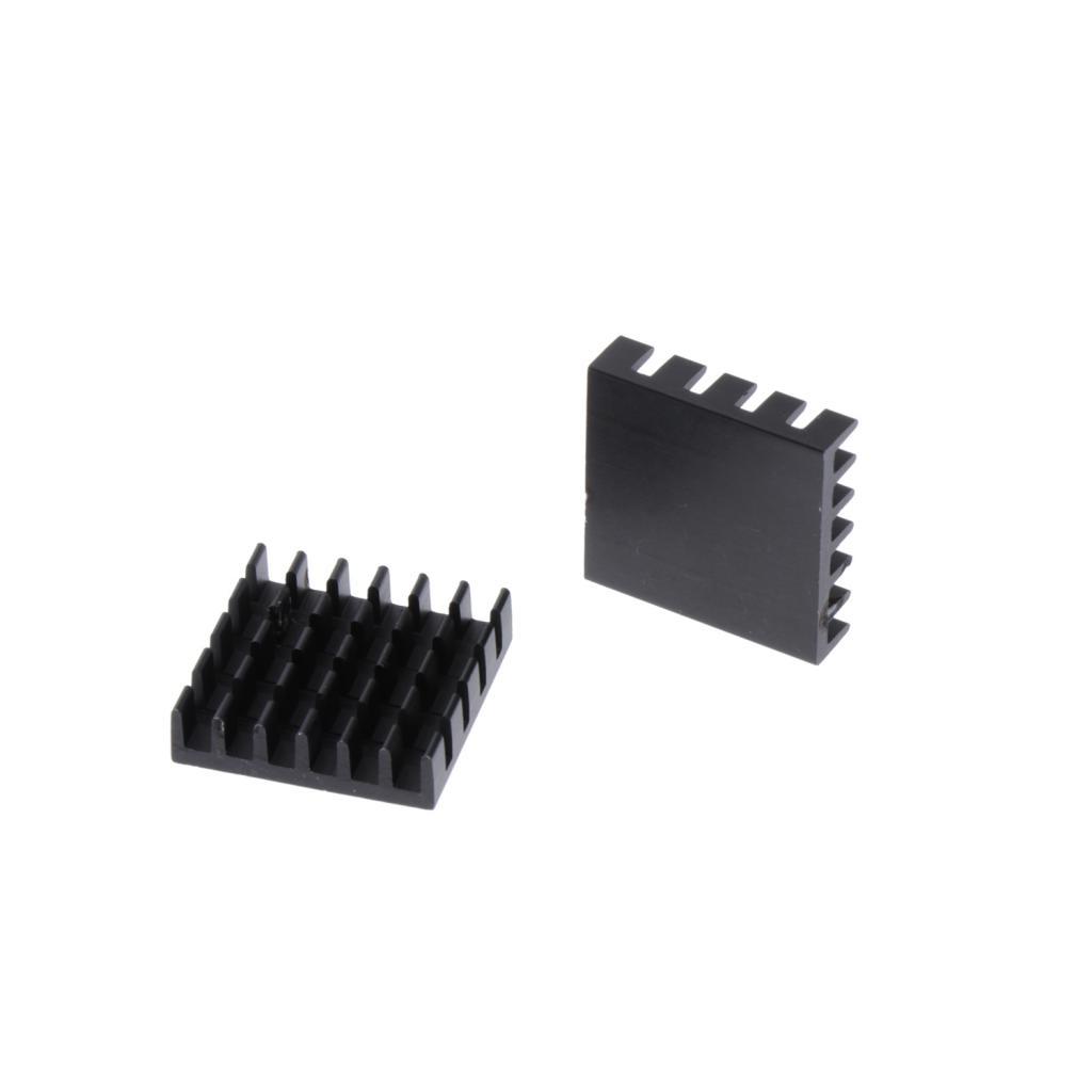 20 Pieces Cooler Sink Cooler Cooling Fin with Sink Adhesive for CPU Performance