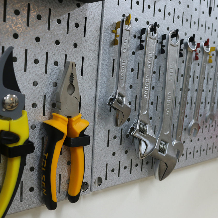 Bảng treo dụng cụ Pegboard cơ khí K2 mạ kẽm