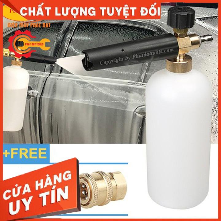 Bình Phun Tạo Bọt Tuyết Gắn Vòi Xịt Rửa Xe