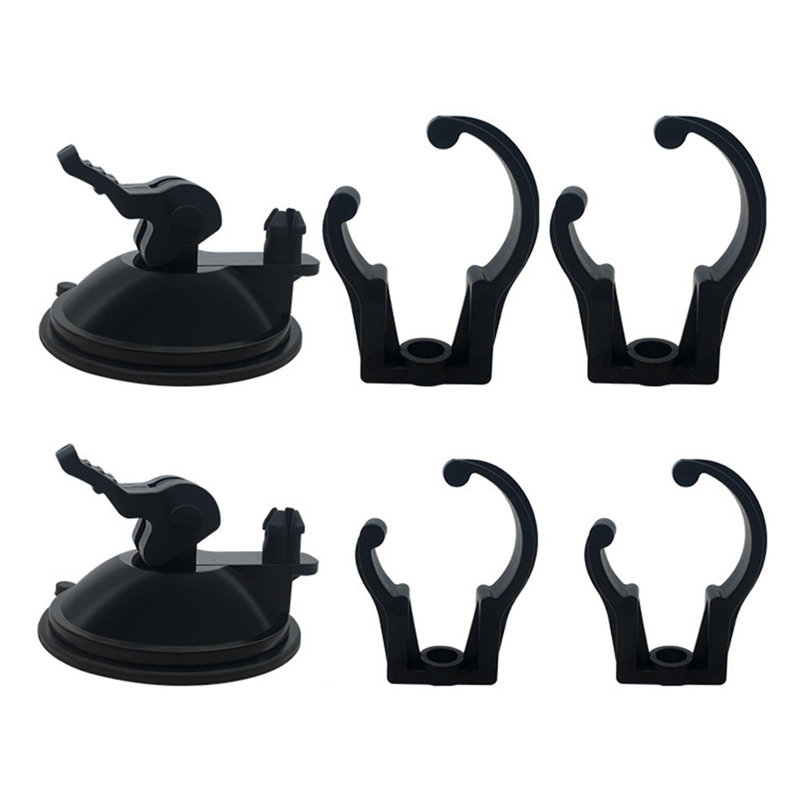 Aquarium Suction Cup Clips Fish Tank Hose Holder Clips Water Pipes LED Light