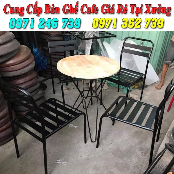 Ghế sắt cafe ngoài trời