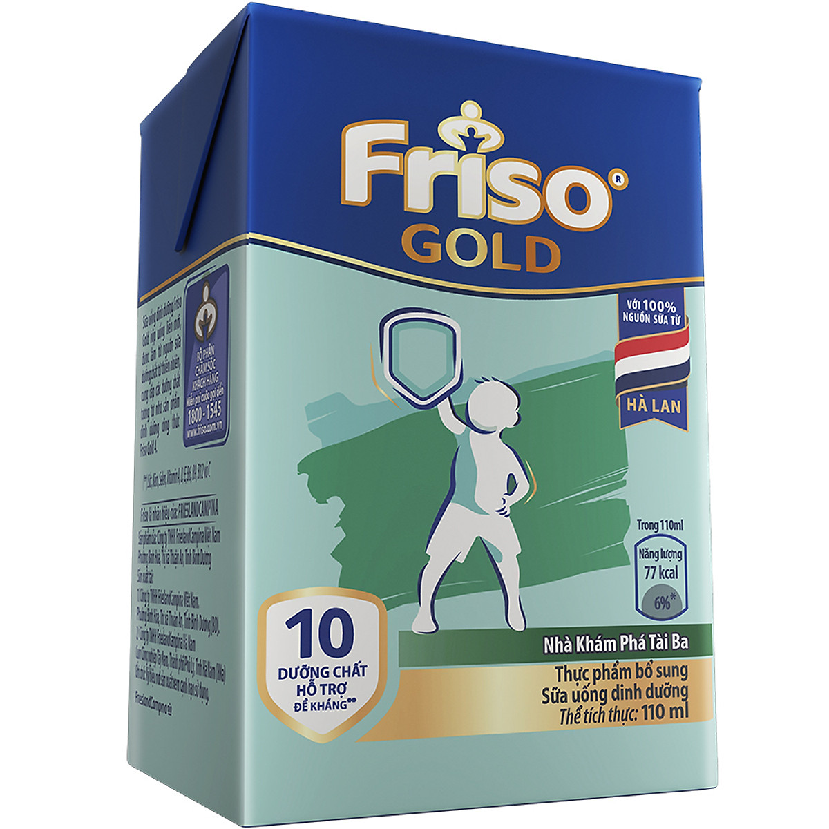 Combo 2 lon sữa Friso Gold 4 (1400g/lon) - Tặng 5 lốc Friso RTD 110ml