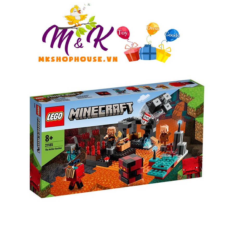 Đồ Chơi LEGO Trận Đối Đầu Tại Nether 21185 (300 chi tiết)