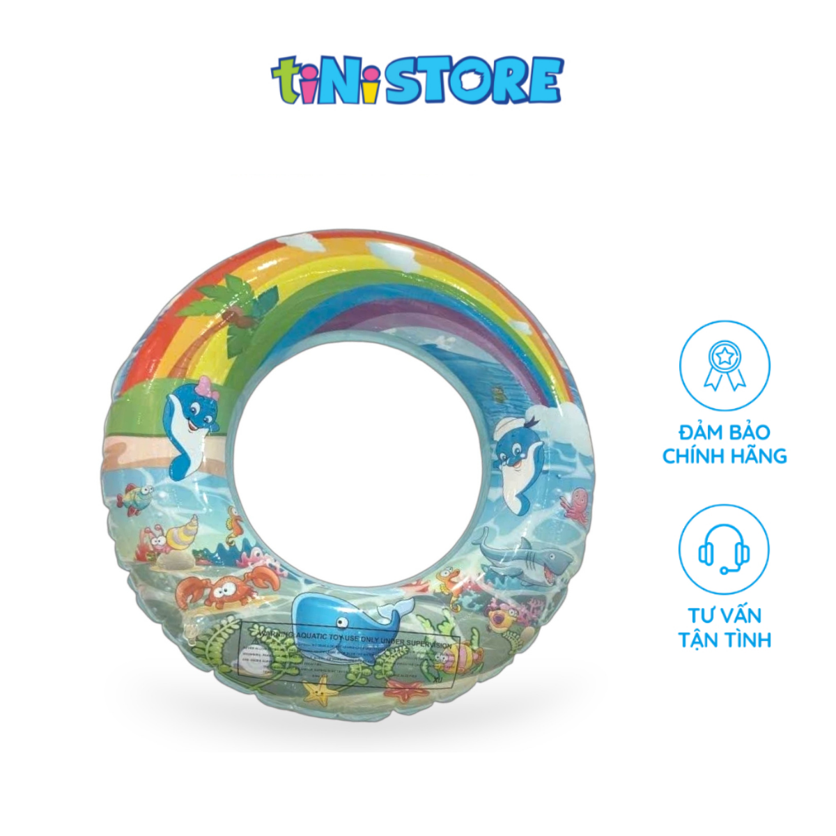 Đồ chơi phao bơi tròn hình dễ thương đường kính 60cm Value Toys - Mẫu ngẫu nhiên
