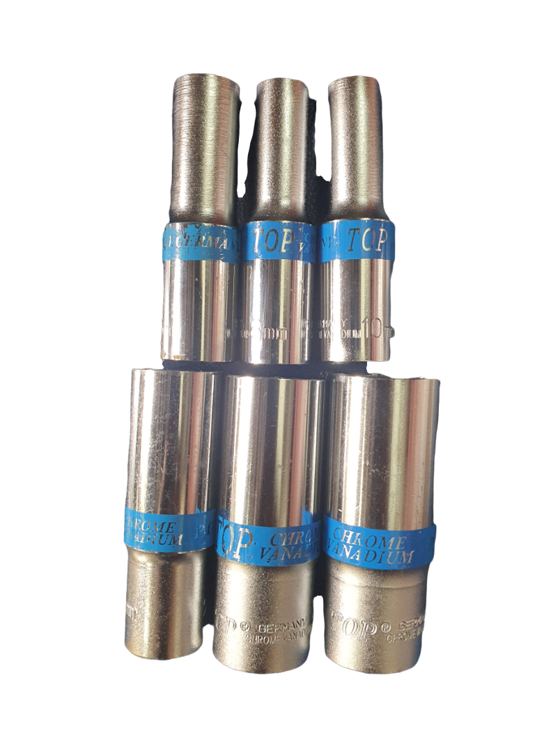 Đầu Khẩu Dài Lục Giác ,Đầu Khẩu 1/2 Vặn Bulong, Ê Cu các số từ 8 => 32_ chất liệu Thép cao cấp_Giá Tốt