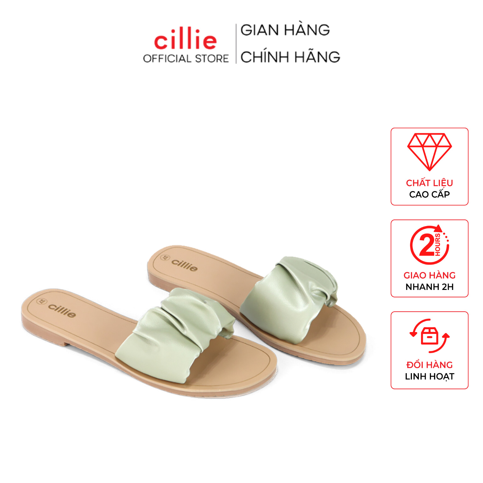 Dép nữ quai ngang Cillie 2009
