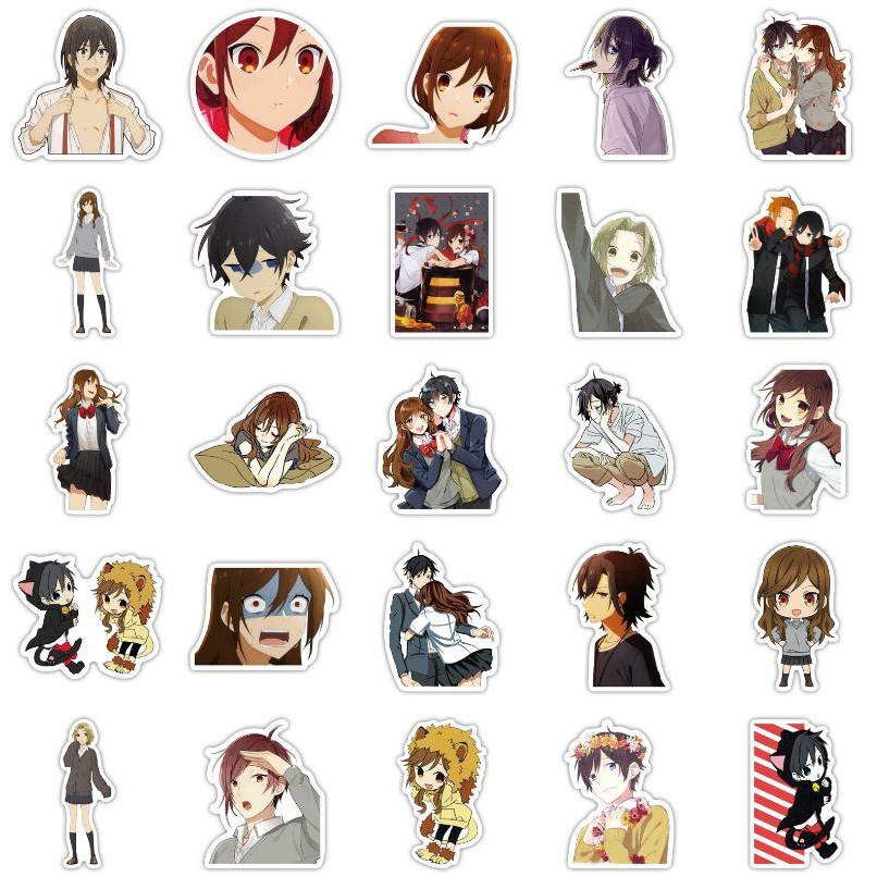 Sticker dán cao cấp anime Hori và Miyamura Cực COOL ms#197