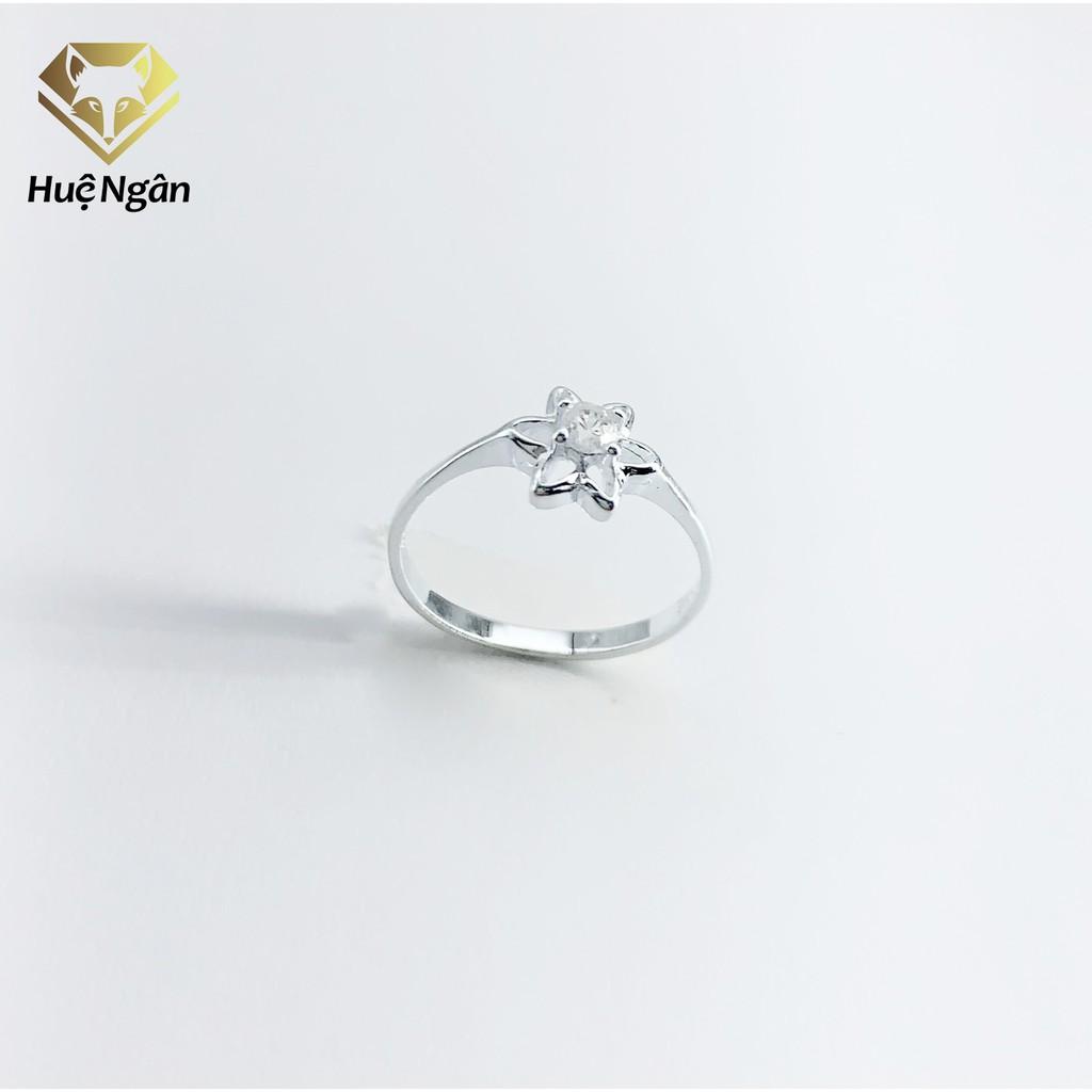 Nhẫn bạc Ý 925 Huệ Ngân - Bông Hoa Xinh Xắn TJ028