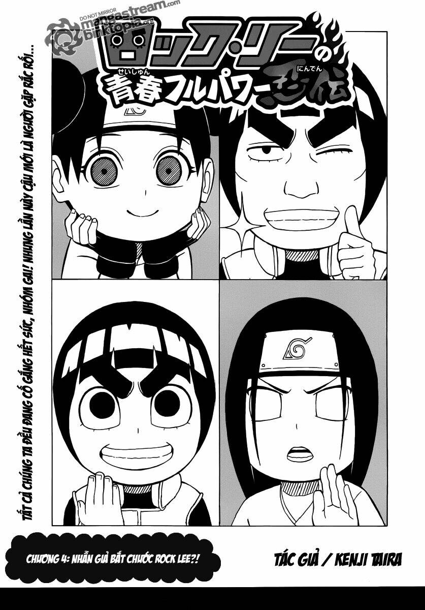 cửu vĩ hồ ly ngoại truyện rock lee chapter 4 1