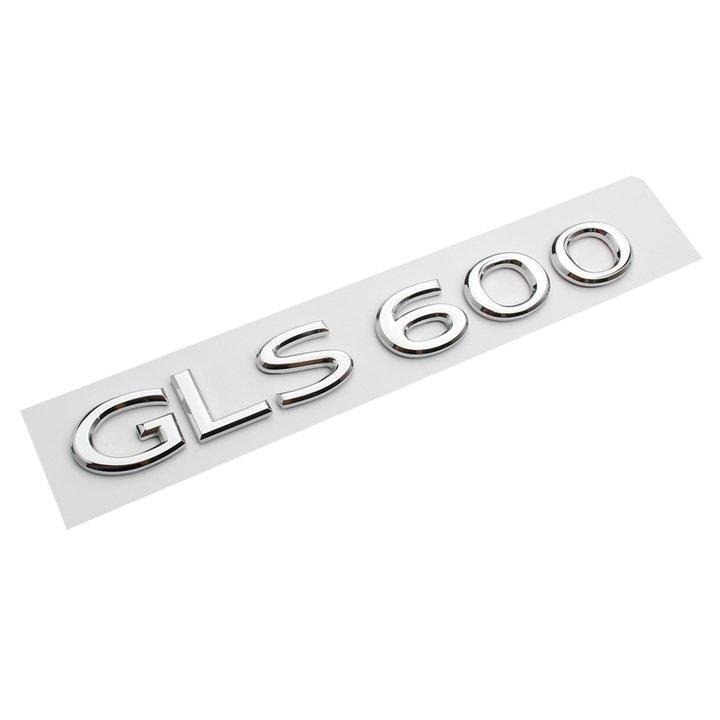 Decal tem chữ GLS600 dán đuôi xe ô tô Maybach trang trí