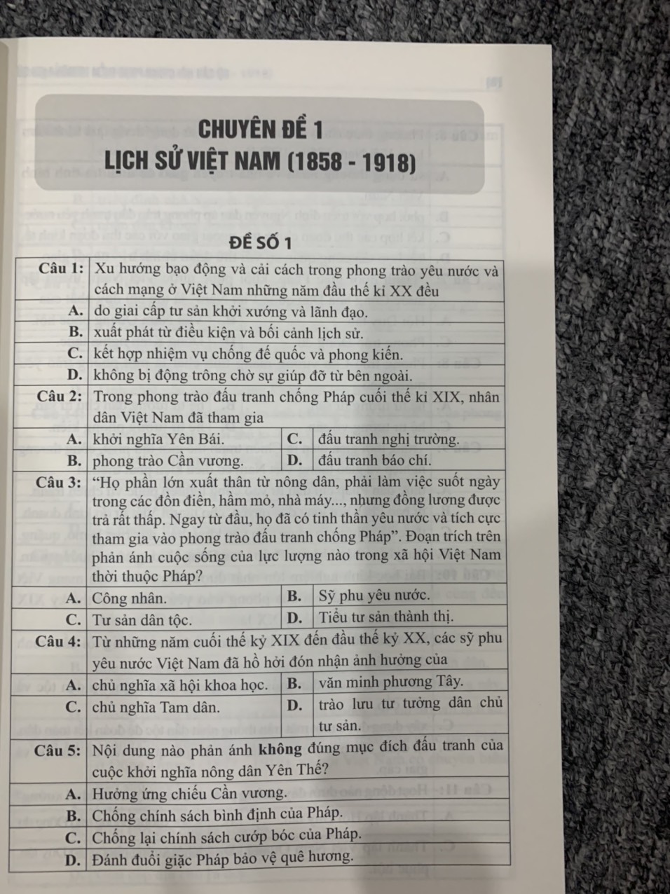 Sách - Bộ Câu Hỏi Chinh Phục Điểm 10 Môn Lịch Sử