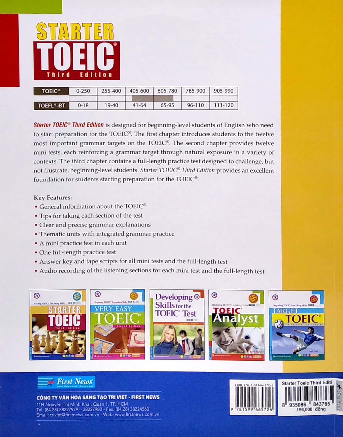 Starter Toeic Third Edition (Kèm 3 CD)