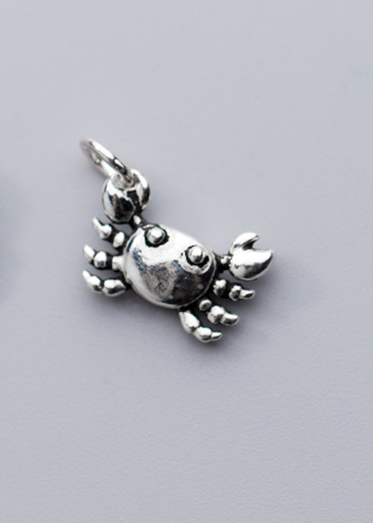 Charm bạc hình cua nhỏ mặt treo - Ngọc Quý Gemstones