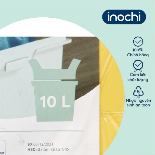 Lô túi rác màu tiện dụng Inochi - Soji 4 x10L(có quai cầm)