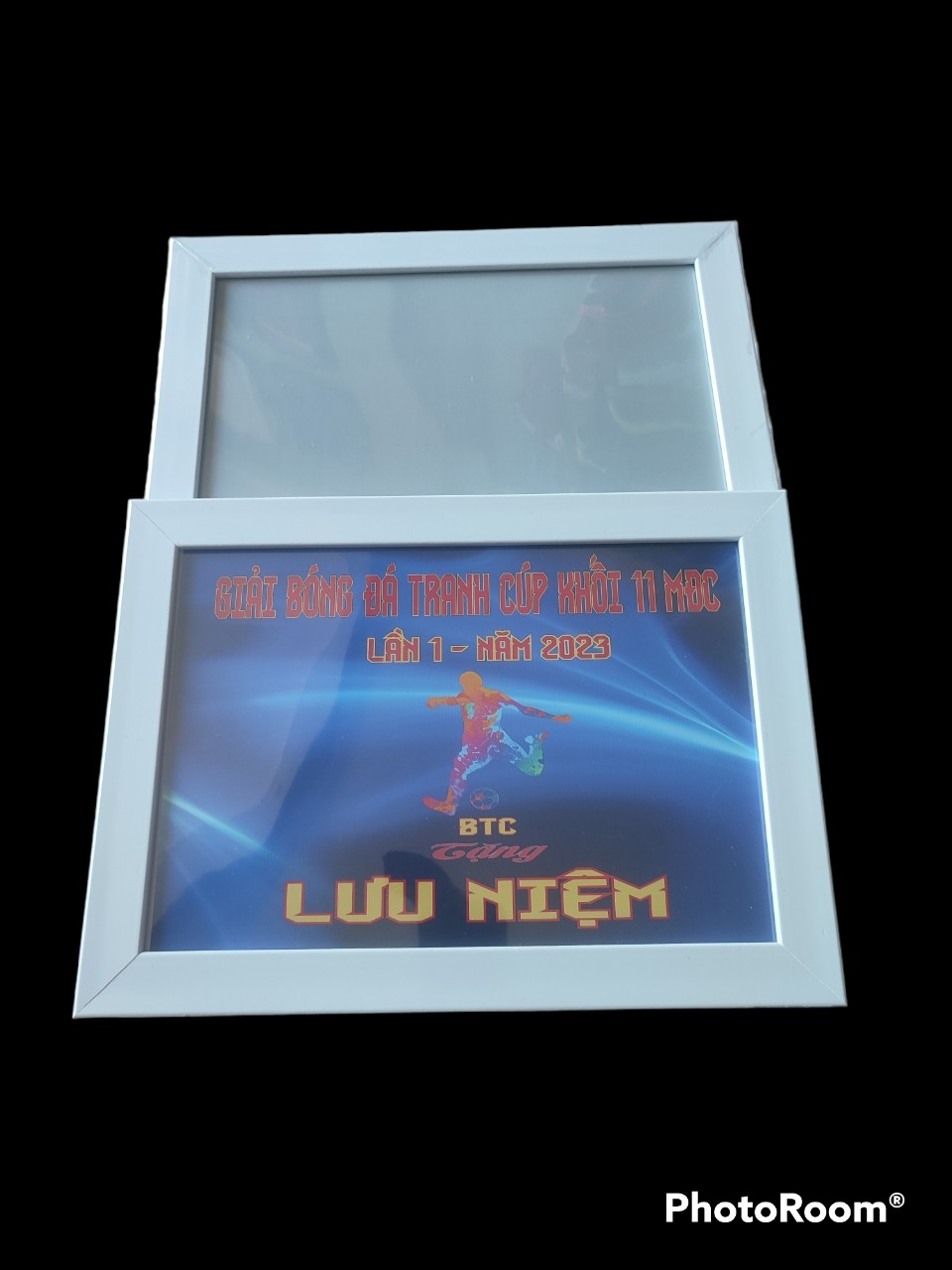 Khung ảnh/ tranh A4 mặt mica mỏng màu trắng