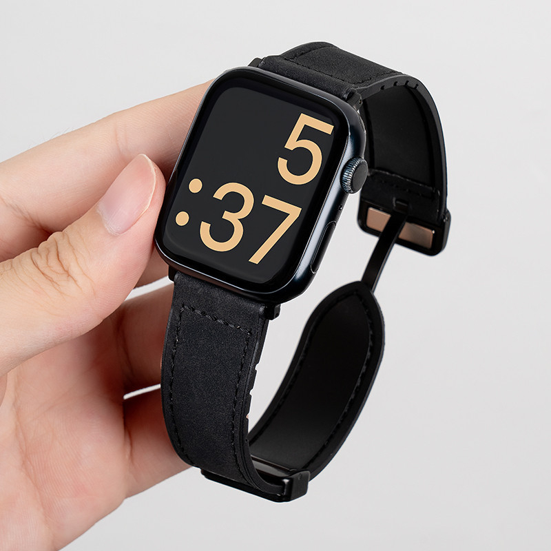 Dây đeo khóa từ tính dành Cho đồng hồ thông minh Redmi Watch 4 - Redmi Watch 5 - Mi band 8 Pro - Dây da đeo 22mm cho smartwatch - Hàng nhập khẩu