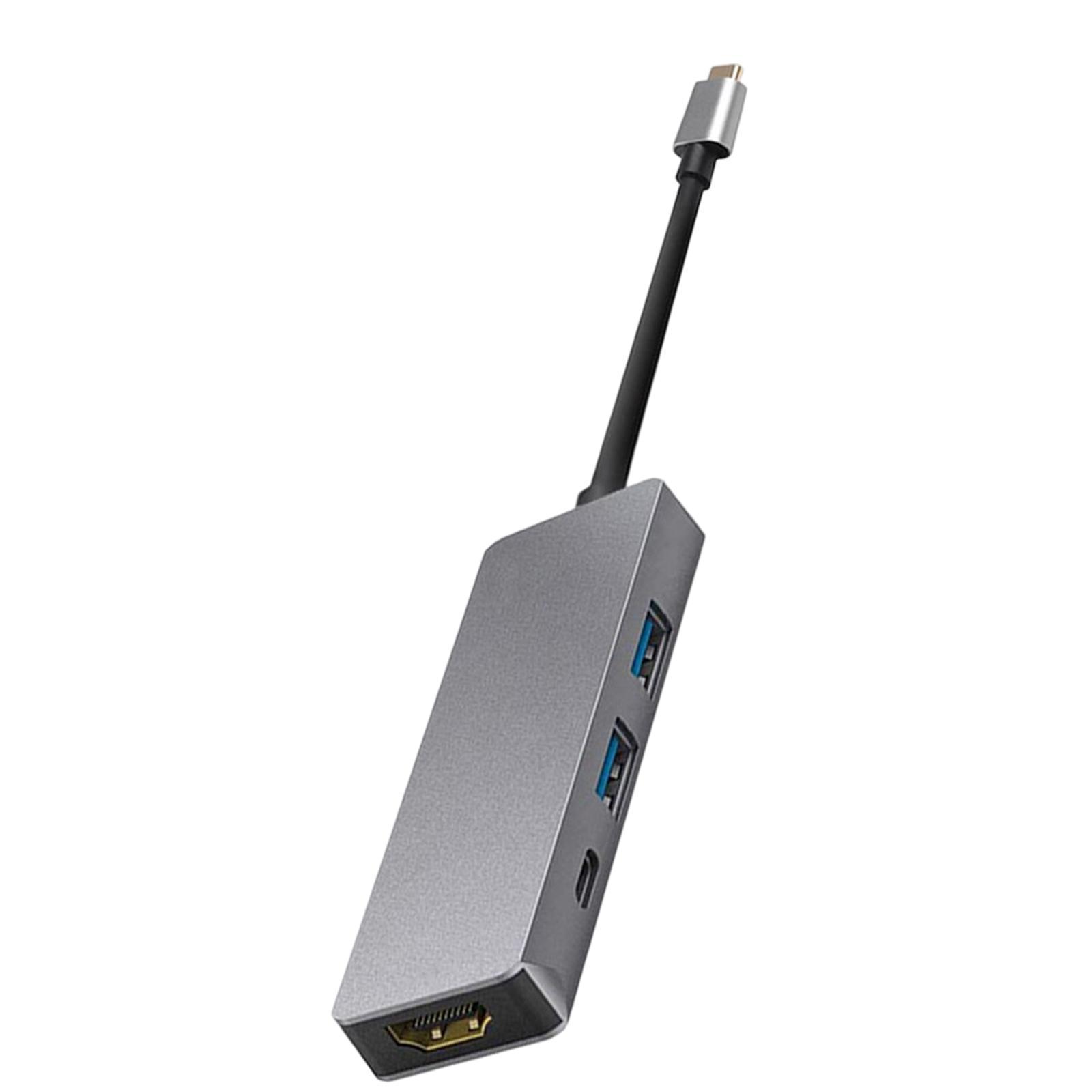 USB Hub USB Port Expander Adapter Portable USB 3.0 2.0 with 4K