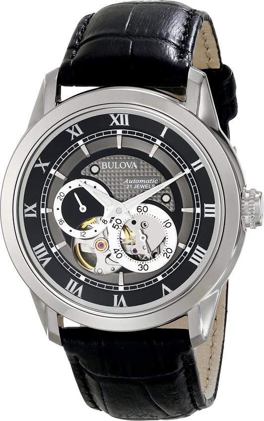 Đồng Hồ Nam Dây Da BULOVA 96A135 (42mm) - Đen