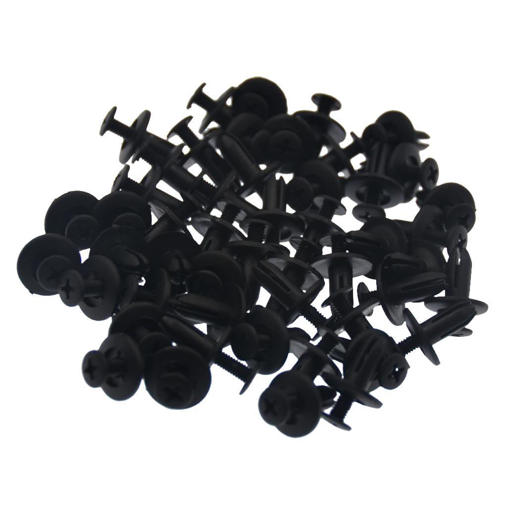 3X 50 Pieces Universal Car Auto Rivets Fasteners Retainer Clip Set
