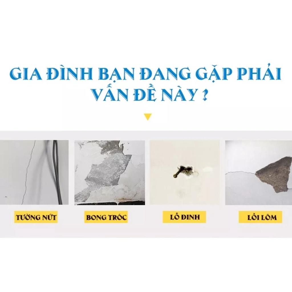 Kem Vá Tường Keo Trám Tường Đa Năng Che Vết Nứt Tường Tuýp Màu Cam.