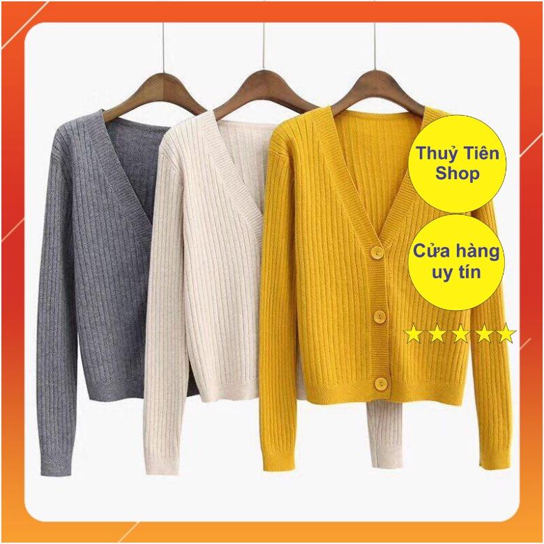Áo Len Cadigan 3 Cúc Hàng Quảng Châu_Xưởng May Quang Anh