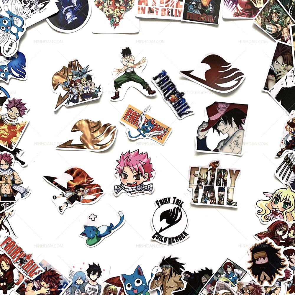 Set 30 Sticker Fairy tail