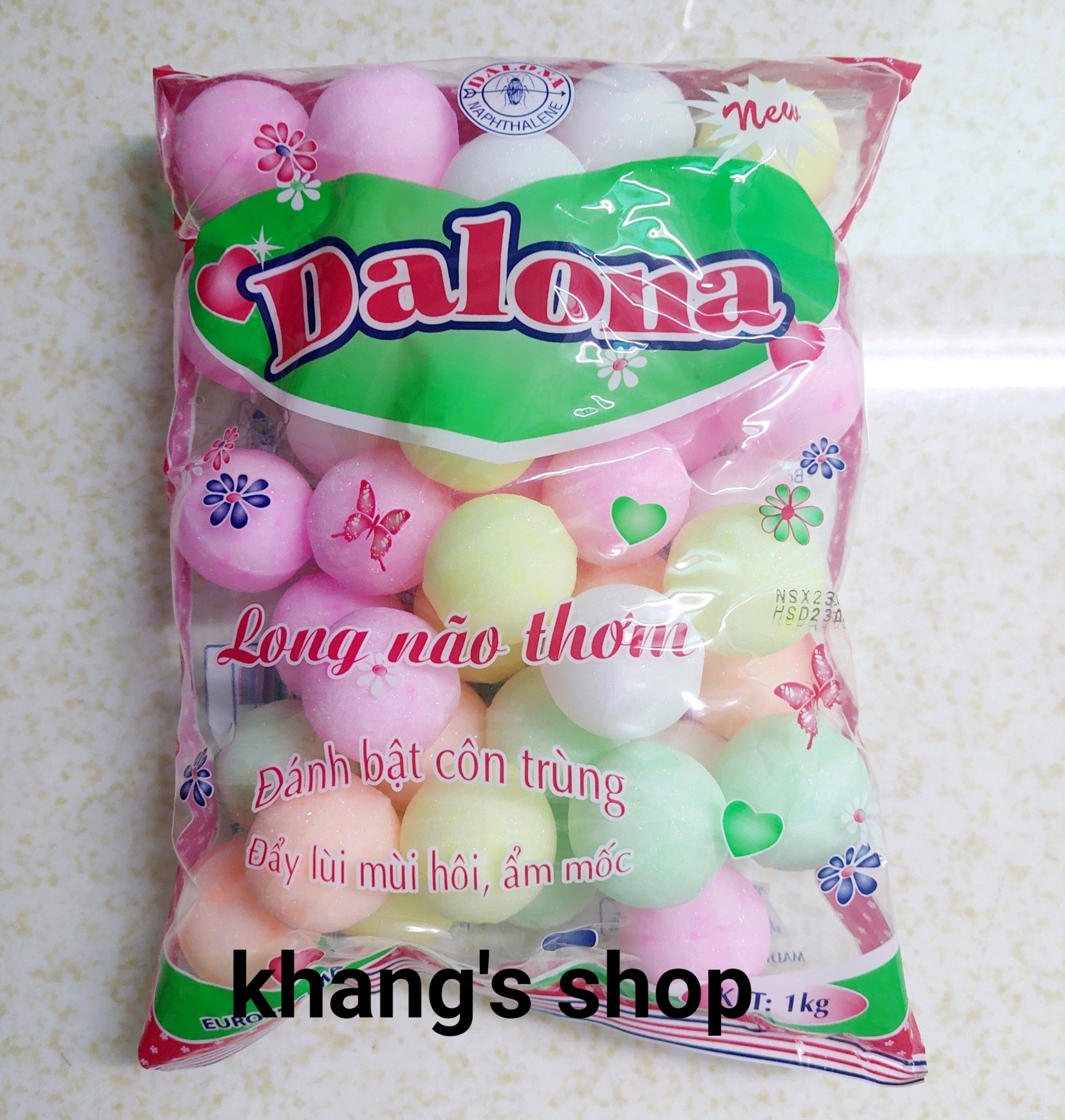 Long não đủ màu viên to 1kg