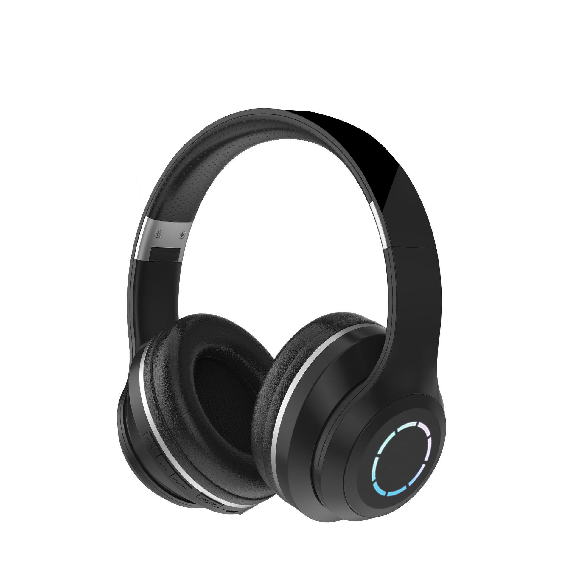 Ưu đãi đặc biệt mới tai nghe bluetooth phát sáng gradient gắn trên đầu điện thoại di động cuộc thi neo tai nghe trò chơi đa năng