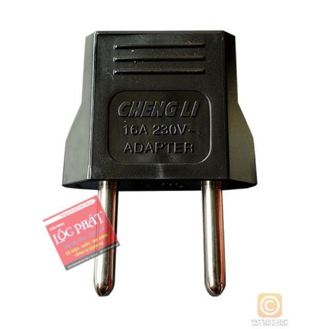 Phích cắm CHENGLI cao cấp, đổi chân tròn ra dẹp hoặc chân dẹp ra tròn