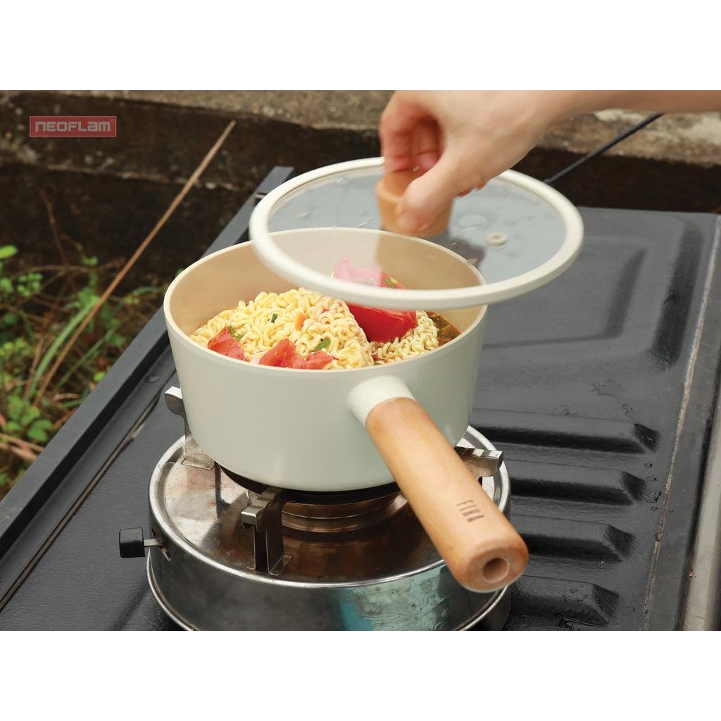 Quánh Neoflam Fika cỡ 16cm chống dính bếp từ, tráng gốm xtrema cao cấp sản xuất tại Hàn Quốc