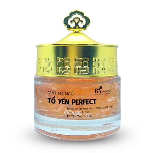 Mặt nạ ngủ Tổ yến Perfect BA12Days Cosmetics (100ml) - Nuôi dưỡng làn da trong từng giấc ngủ