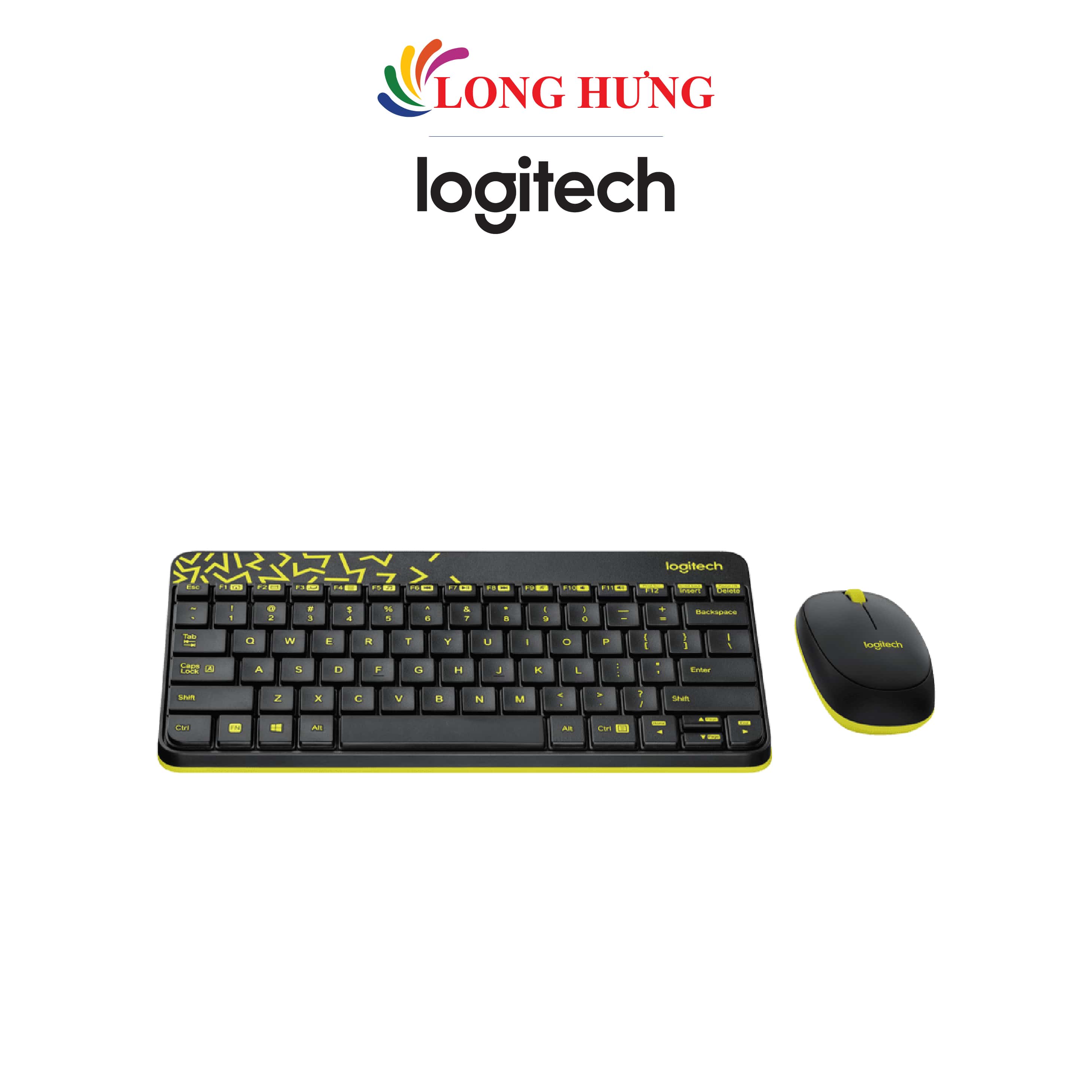 Combo chuột và bàn phím không dây Logitech MK240 - Hàng chính hãng