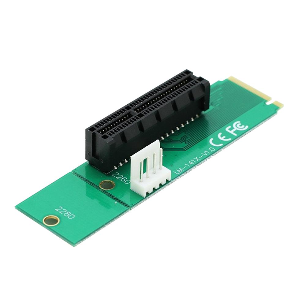 NGFF M.2 M Key to PCI-E 4X Riser Card M.2 2260 2280 SSD Port to PCIE Mining Converter M.2 to PCIE Adapter