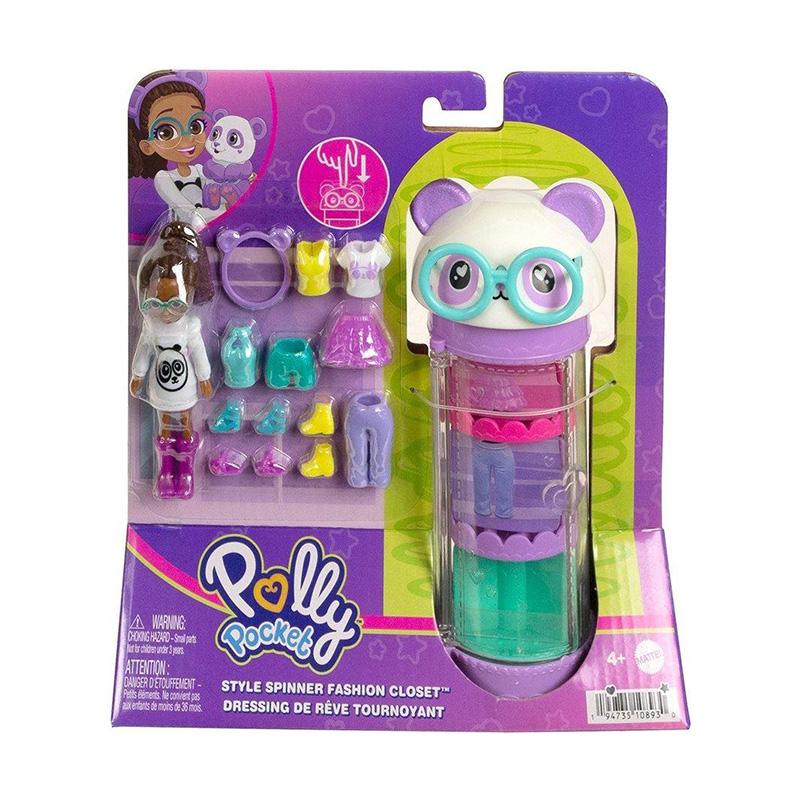 Đồ Chơi POLLY POCKET Tủ Xoay Thời Trang Của Polly Pocket - Shani Panda HKW05/HKW04