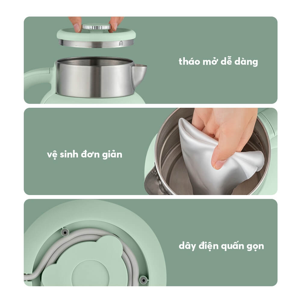 Ấm siêu tốc Elmich KEE 8456 AW - Hàng chính hãng